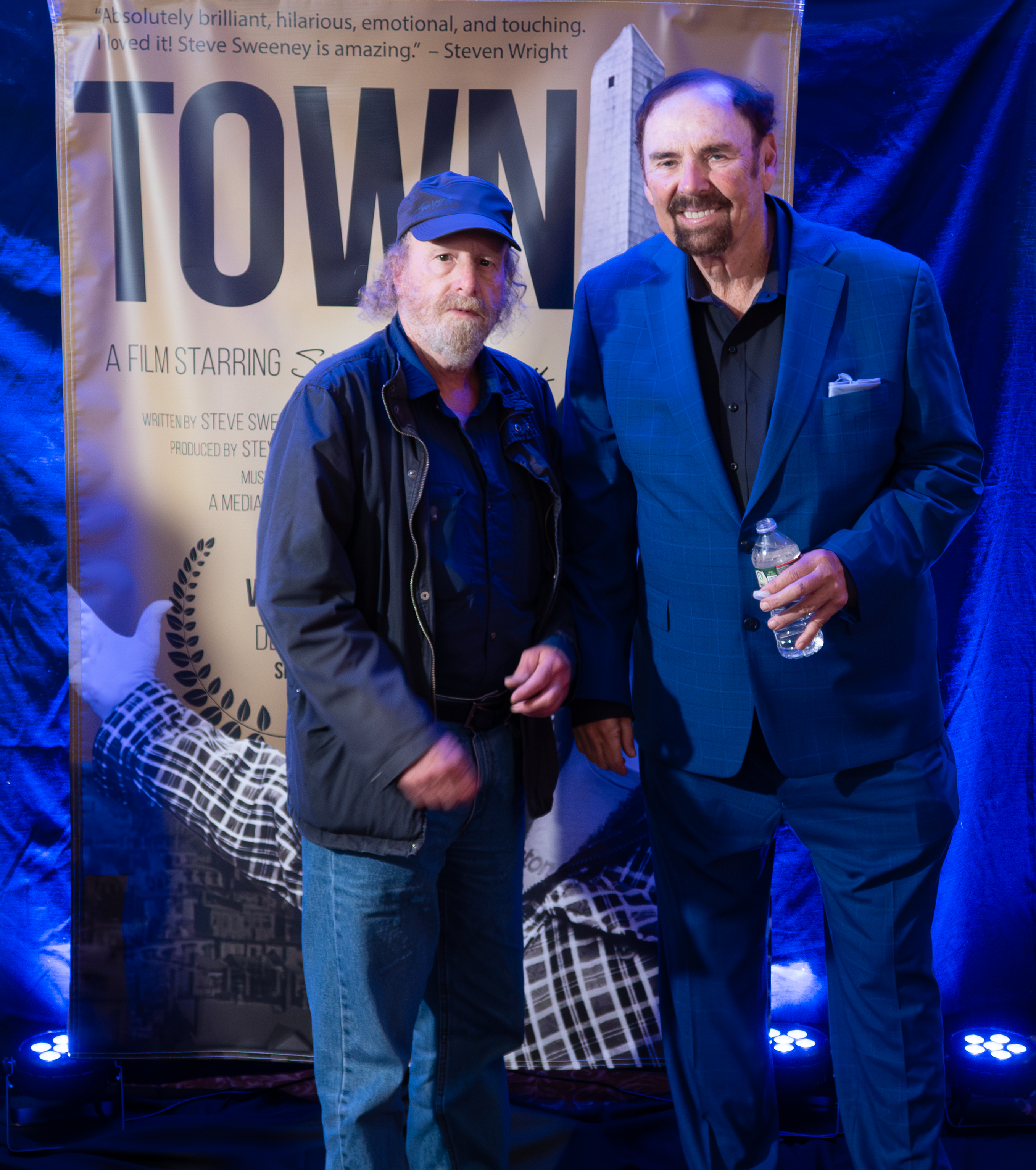 with Steven Wright at the Townie Premiere